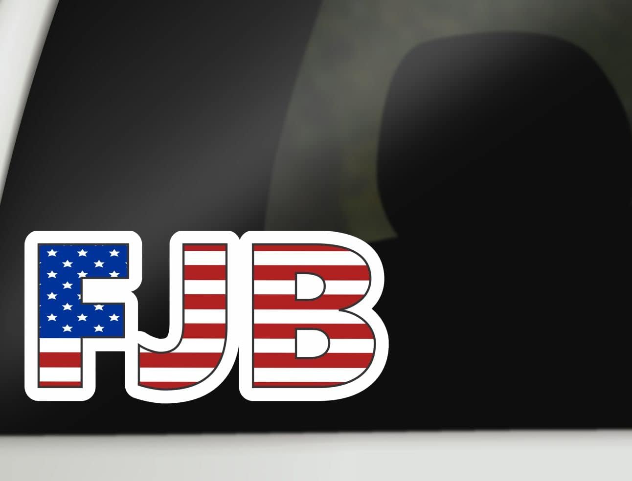 Amazon.com: FJB American Flag Bumper Sticker Decal Window Car Laptop ...