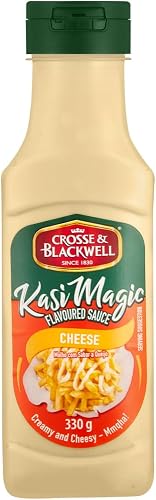 Crosse and Blackwell Cheese Flavoured Sauce 330g: Creamy Cheese Sauce; Complements Kotas, Amagwinya, Gatsbys and Boerie Rolls; Convenient Squeeze Bottle