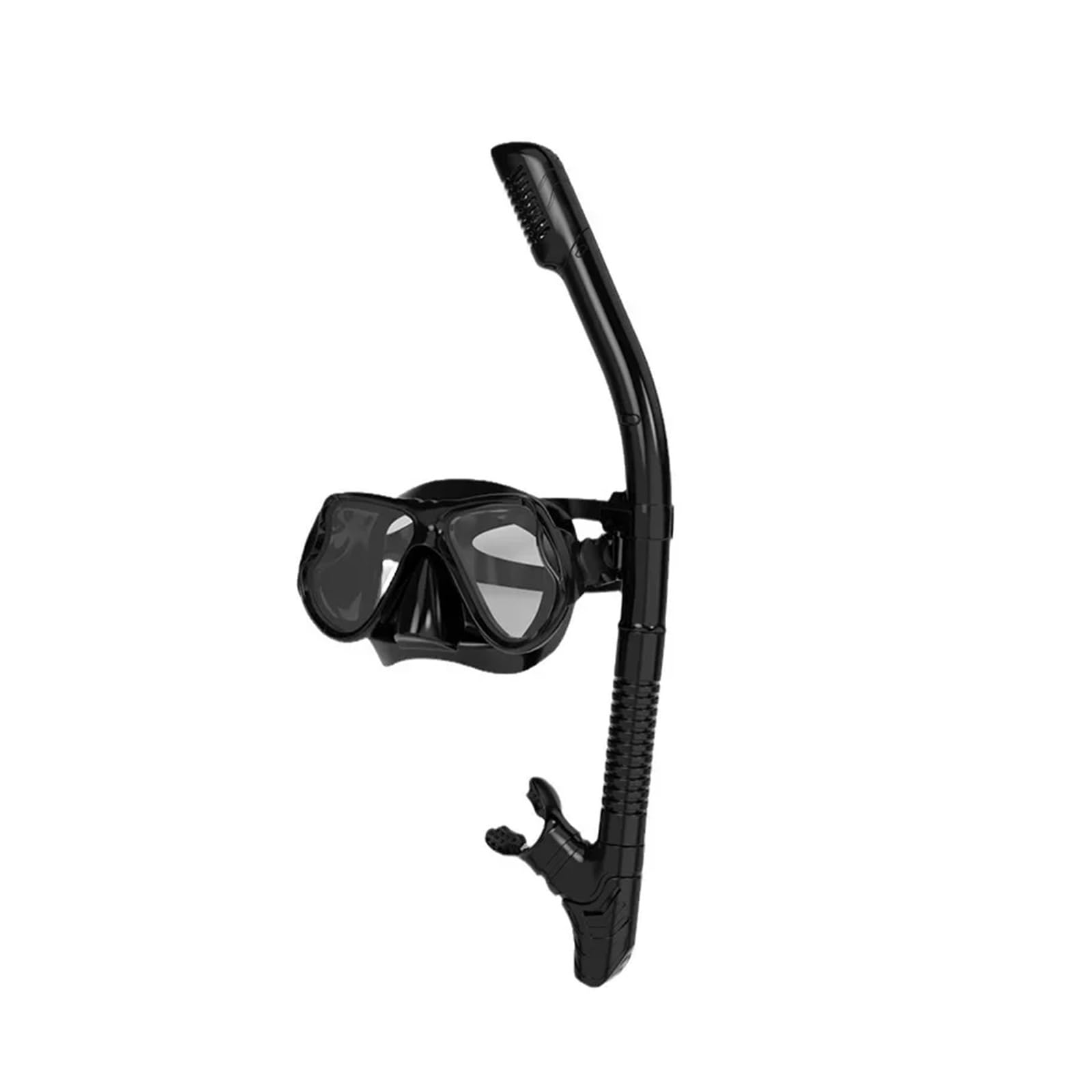 Maschera Subacquea Set di Occhiali da Sub Set Professionale per Lo Snorkeling Maschera da Sub in Silicone con Montatura Grande Snorkel Completamente Asciutto Maschera da Snorkeling(Green,L/XL)