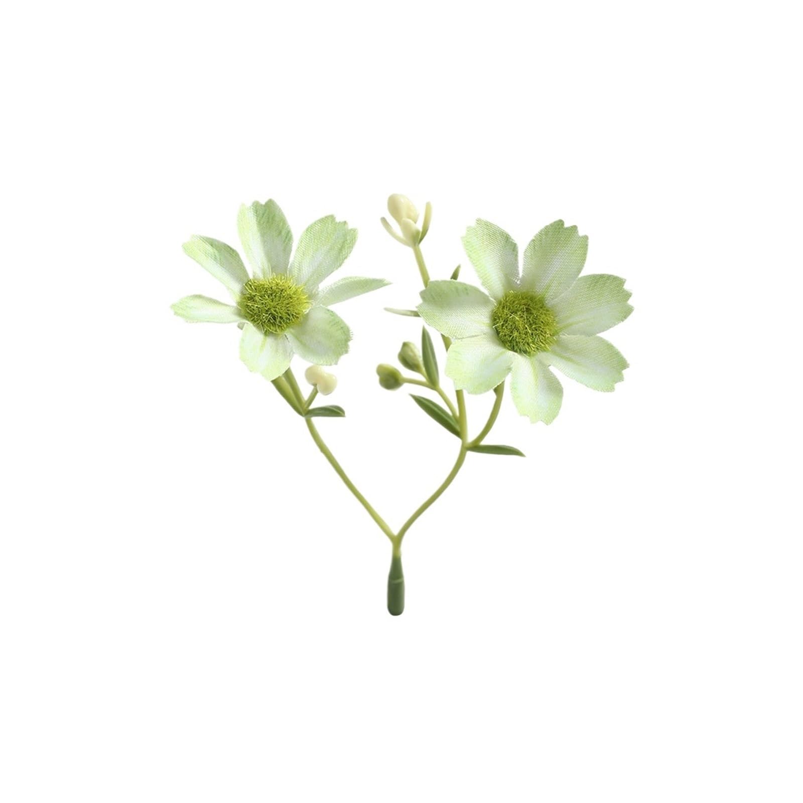 Casetlong 10/20Pcs Artificial Flowers 10CM Fake Flower For Ornament Home Decor Wedding Decoration DIY Accessory(Green,20Pcs)