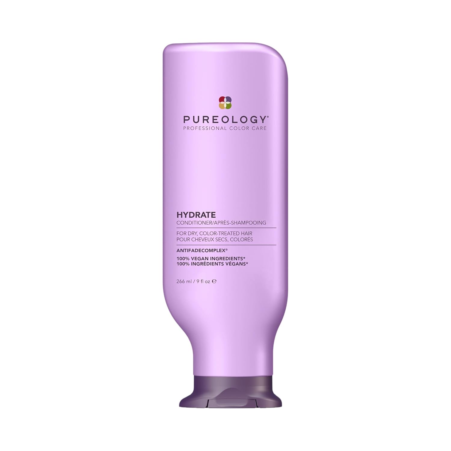 Pureology Hydrate Conditioner - For Dry or Color Treated Hair, Nourishing Conditioner to Restore Moisture and Seal in Hydration, Vegan