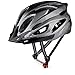 RaMokey Casco de Bicicleta para Adultos,Casco de Bicicleta de montaña con Visera extraíble y Acolchado,Casco Ajustable 57-63cm