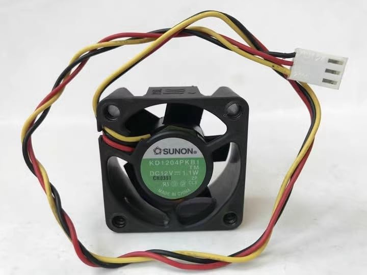 KD1204PKB1 DC12V 1.1W 4CM 3-Wire Cooling Fan - High Performance, Durable and Reliable
