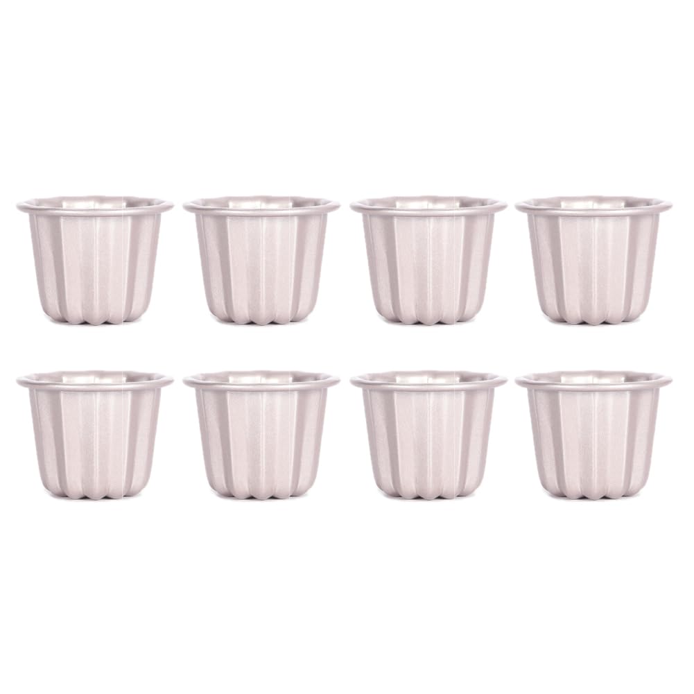 4pcs / 8pcs Canele Formen Kuchen Pfanne Antihaft Muffin Backformen Cupcake Pfanne 2,5 Zoll Kohlenstoffstahl Gebäck Form Home Oven Backen Werkzeuge (8)