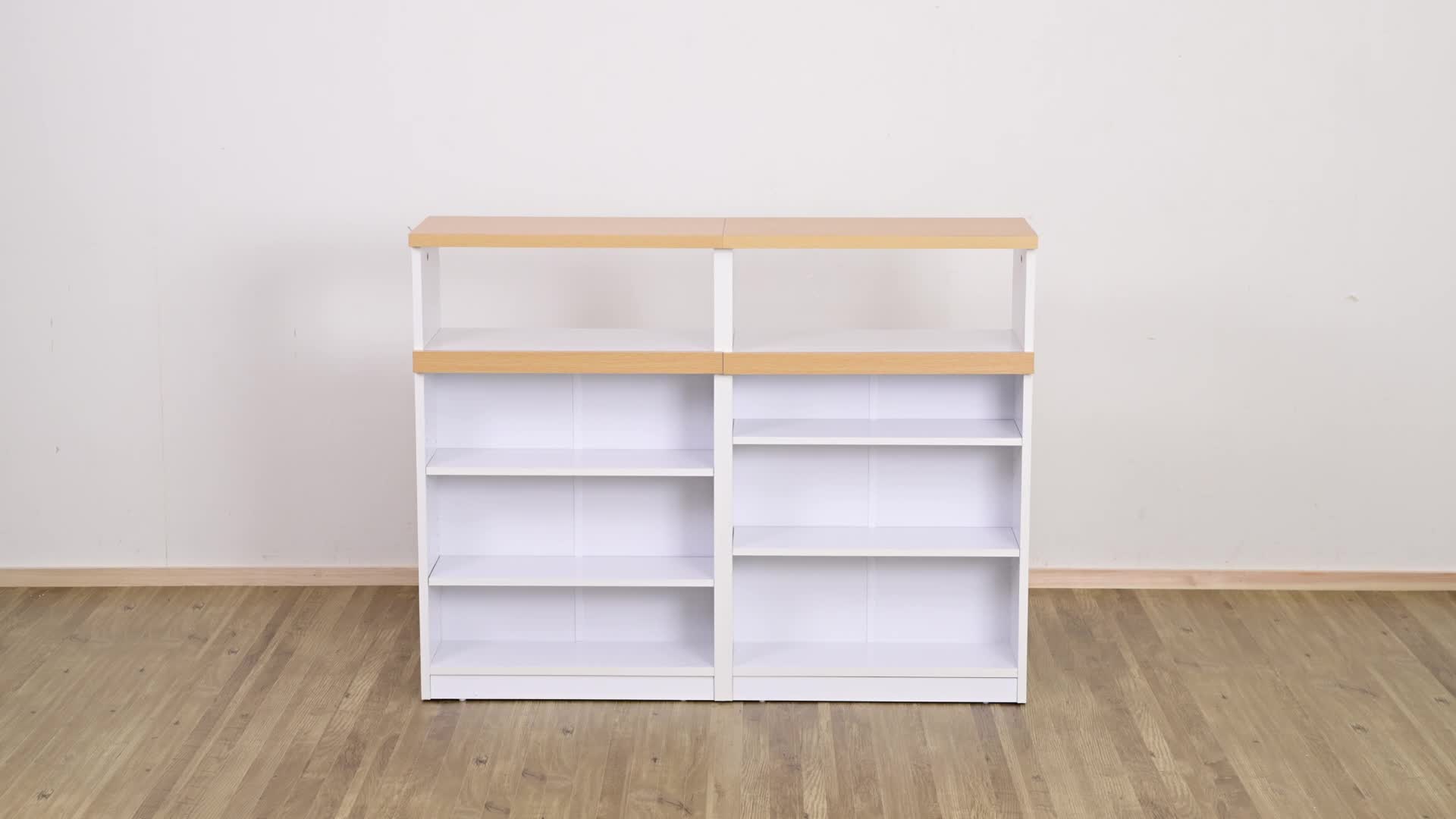 Amazon｜JKプラン 間仕切りカウンター 幅 120cm バタフライ 天板高