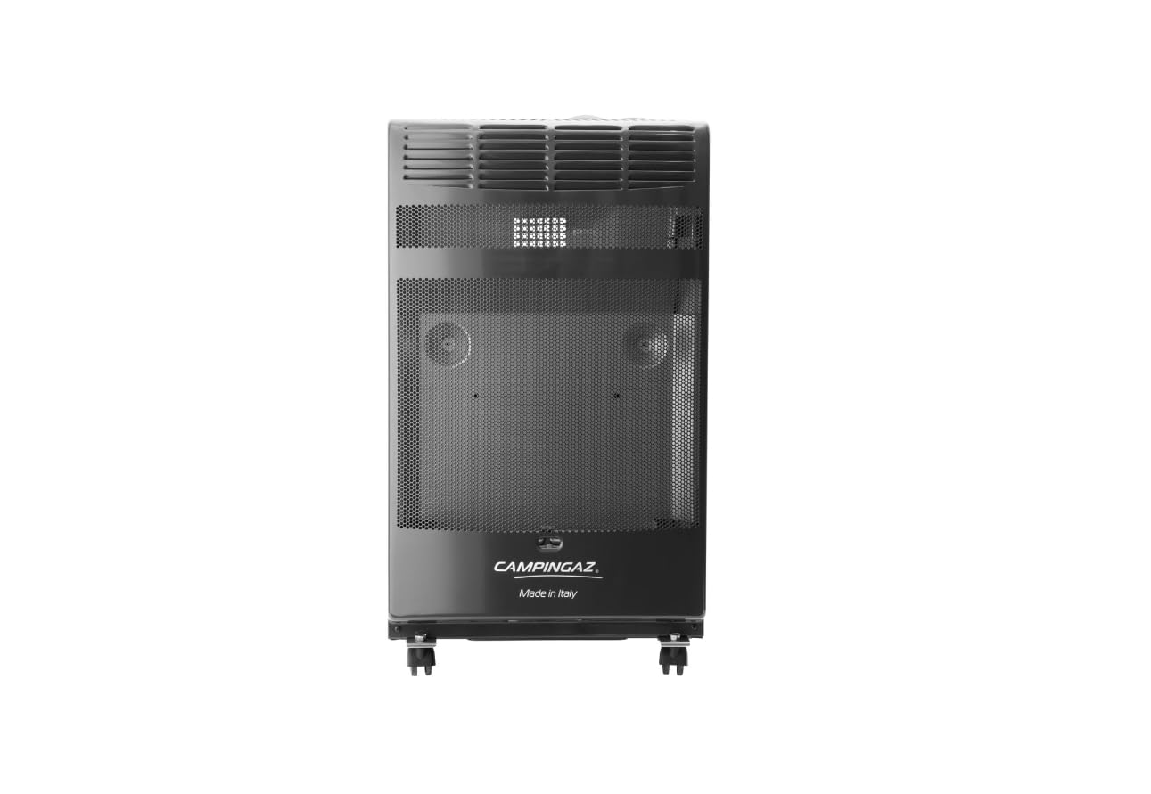 Campingaz BF 5000 Kuchenka gazowa Thermo Bordeaux, przenośny piec z kółkami, kuchenka katalityczna z zapłonem elektronicznym