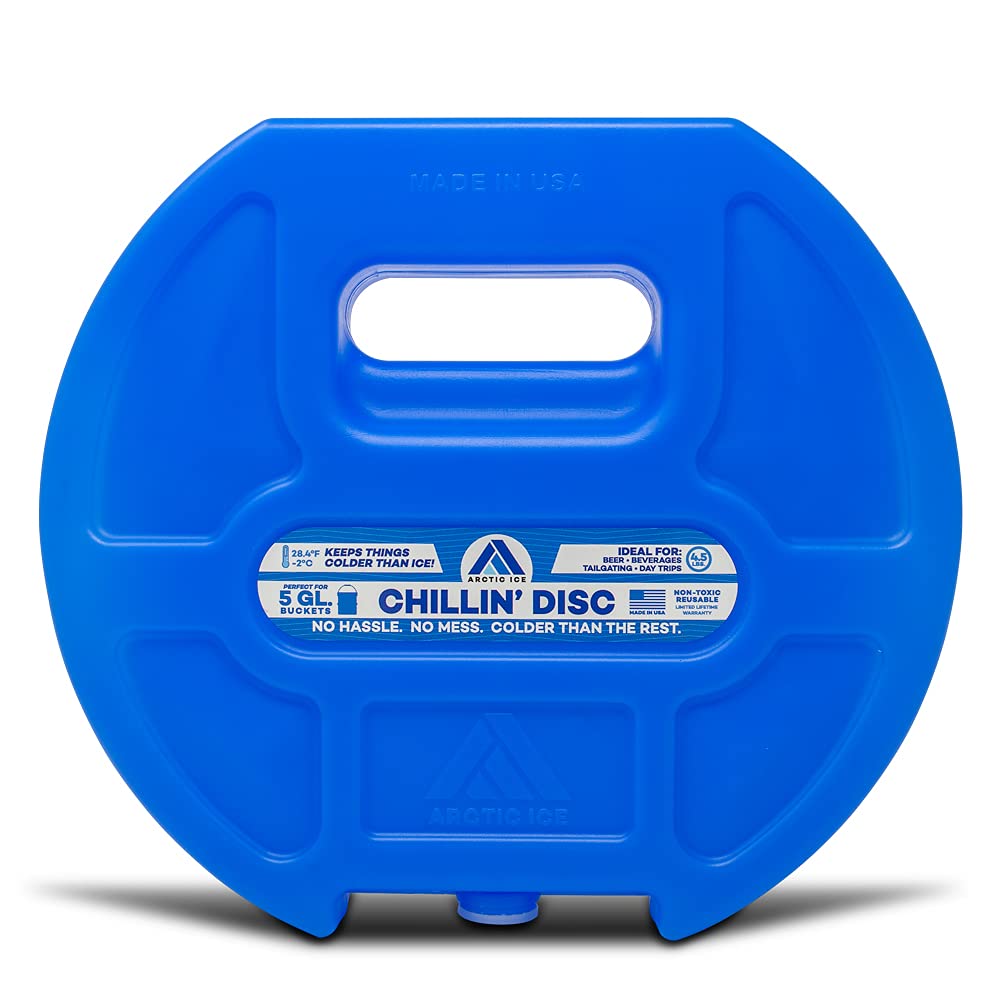 Chillin' Disc, Long Lasting Reusable Ice Pack, 4.0 LB, Blue