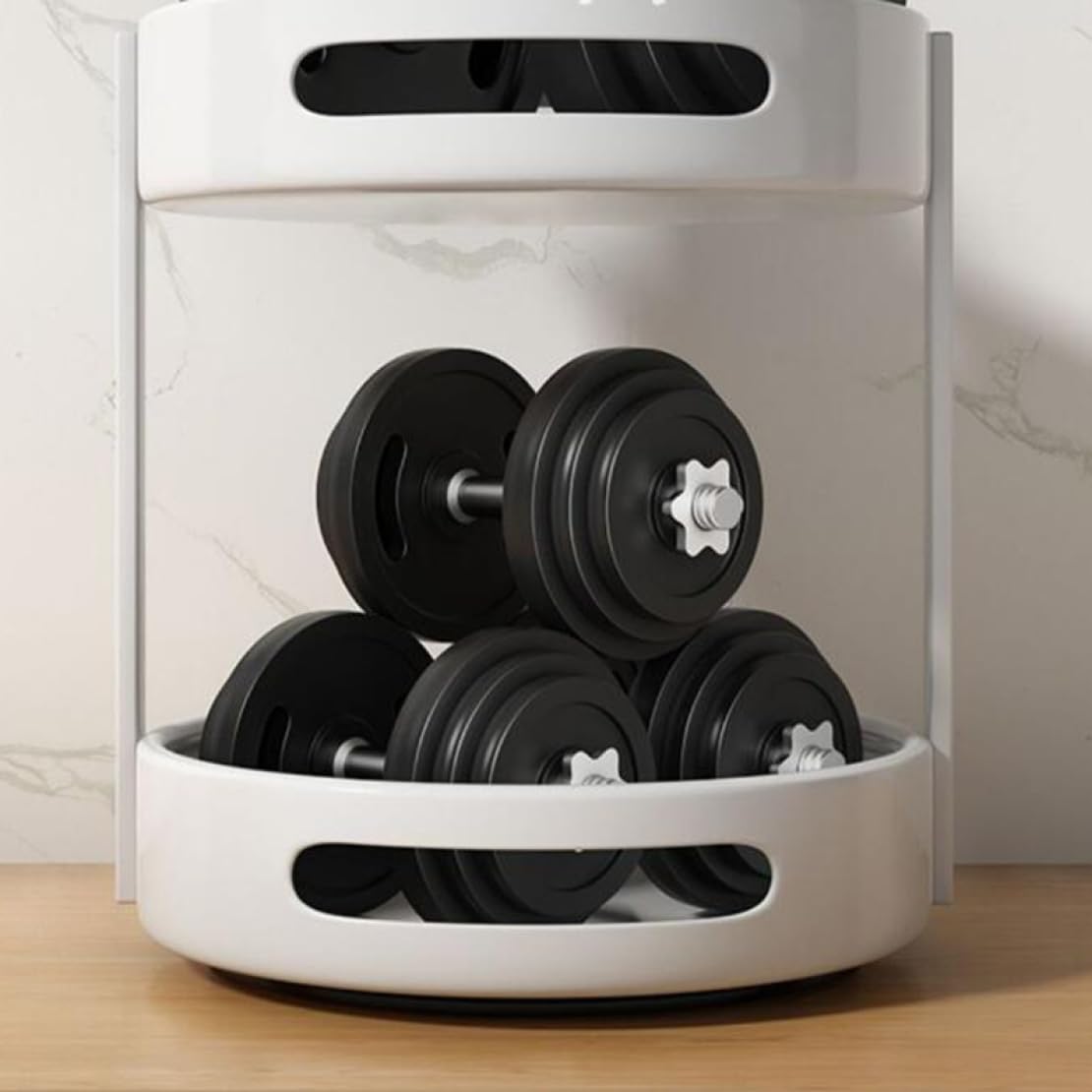 未使用　調味料ラック　ホワイト 360°回転 未使用 調味料ラック ホワイト 360°回転 - メルカリ