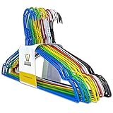 Goalwinners Lot de 50 cintres en fil métallique galvanisé de couleur arc-en-ciel de 41 cm Calibre 13