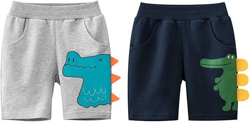 Miniatura 2 de Pantalones cortos de punto de verano para niño pequeño, camuflaje, paquete de 2 a 3