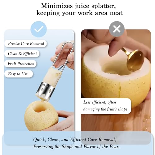 2 peças de descaroçador de sementes de pimentão vermelho, ferramenta de descaroçador de pimentão de