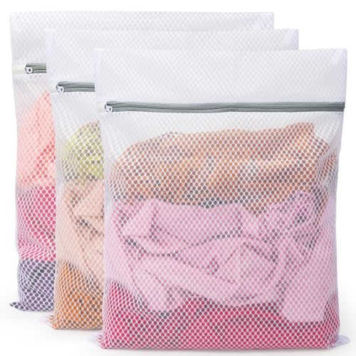 Vivifying Large Mesh Laundry Bags for Washing Machine, 3 Pack