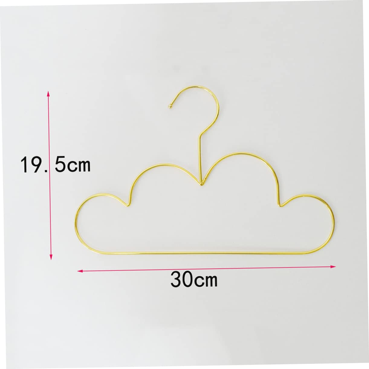 MAGICLULU 10 Sets Kleiderbügel Aus Metall Für Kinder in Wolkenform Kleiderbügel Ohne Für Wäsche 5 Stück * 10