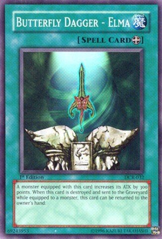 Yu-Gi-Oh! - Butterfly Dagger - Elma (DCR-032) - Dark Crisis - 1st Edition - Super Rare