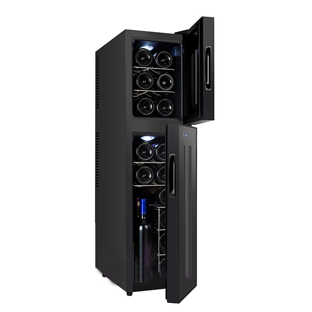 Streamline Dual Zone Wine Cooler,Wine Fridge Celler For Up To 18 Bottles