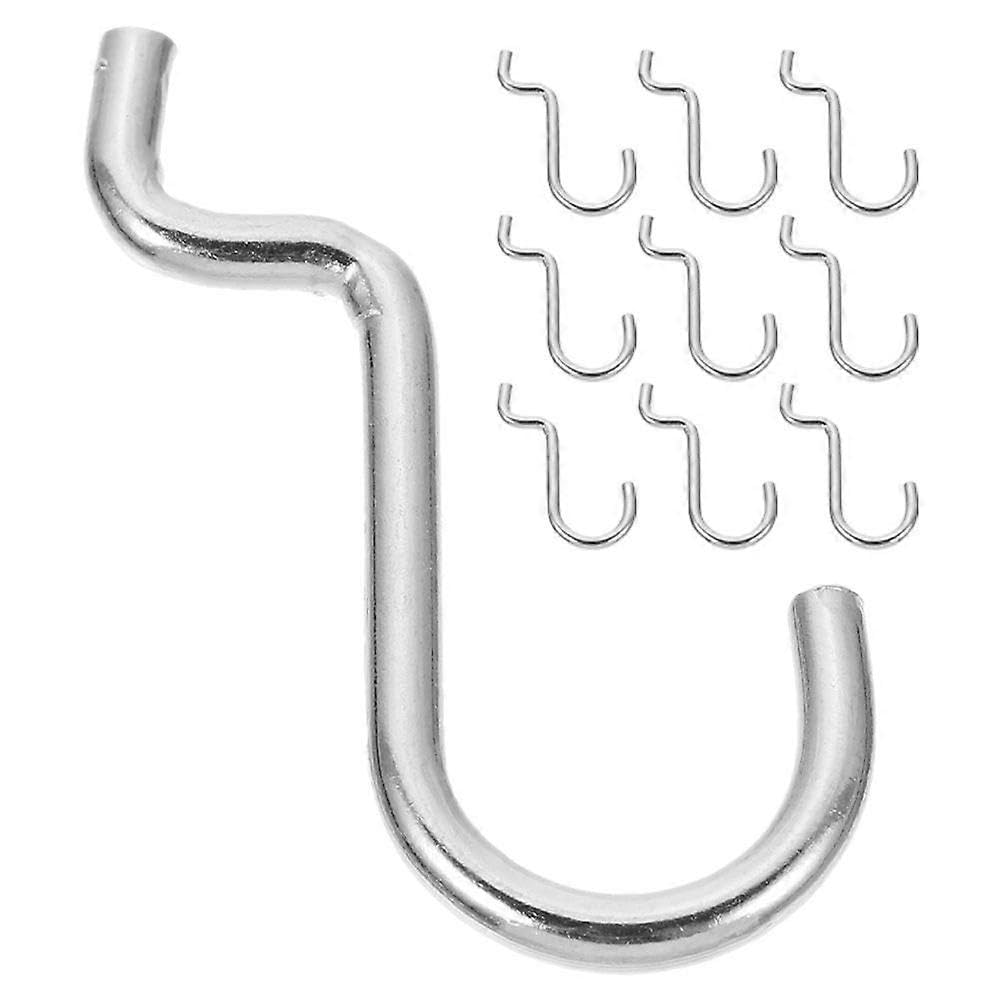 JOYHAPPST 10 Pcs Pegboard Hooks Iron Pegboard Hanger Utility Hooks Tool Organizer Pegboard Accessories