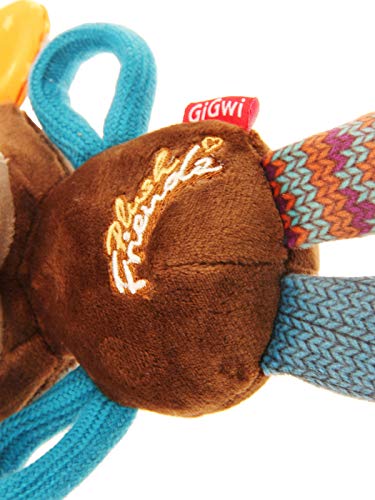 Juguete Mordible Peluche Mono para Perro Gigwi miniatura 6