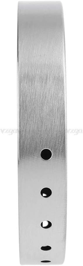 PNAWLLCF-65 127mm 5" Thermometer Hygrometer Wall Hung Stainless Steel Indoor Outdoor Sauna Room Temperature Humidity Tester Monitor