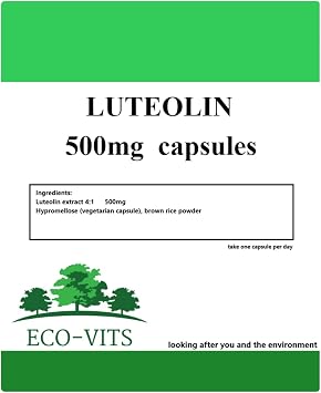 Luteolin 500mg 365 Capsules Anti-INFLAMMATORY