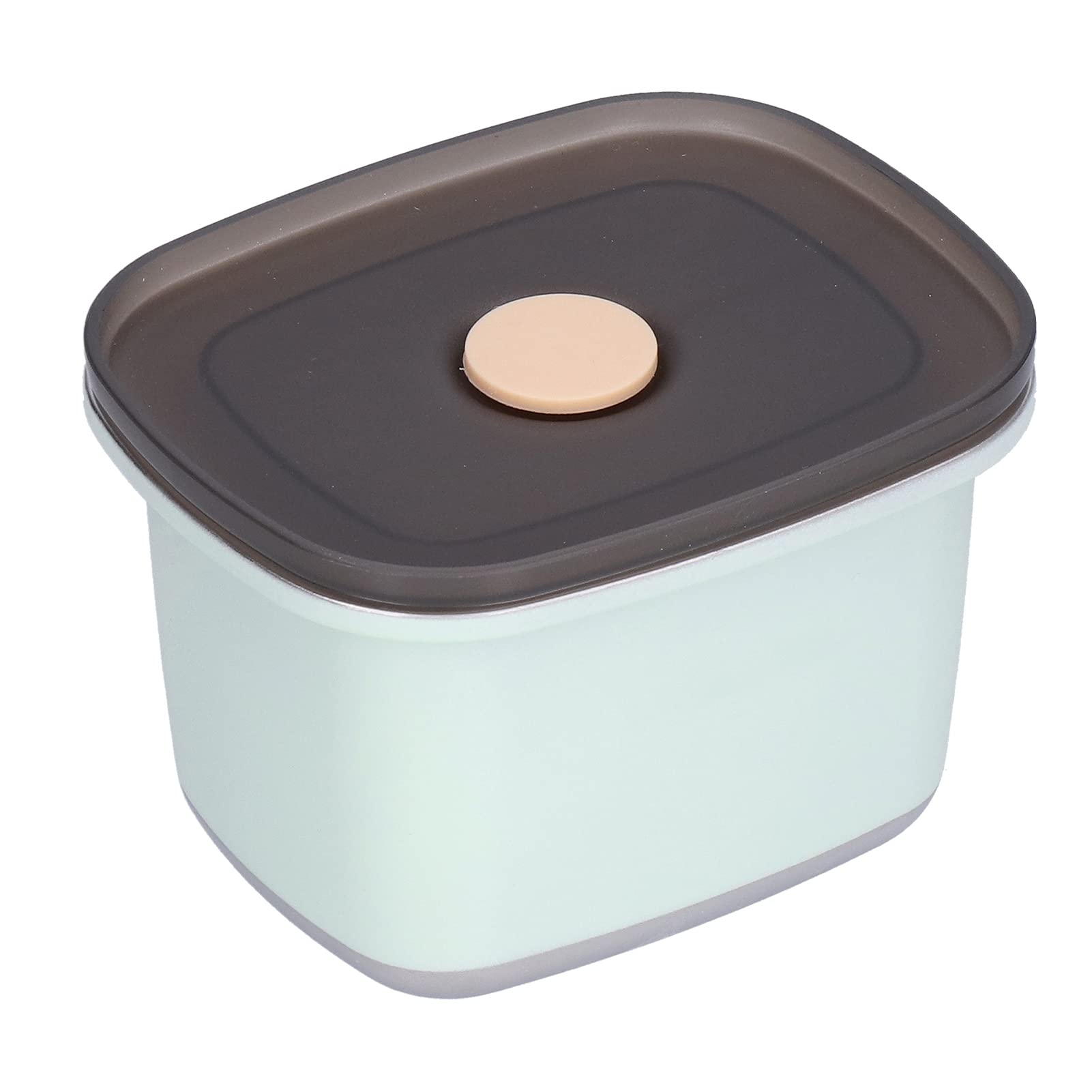 Food Storage Container, Bento Box Stainless Steel for Camping for Outdoor(Spruce Green Preservation Box: 450ml)