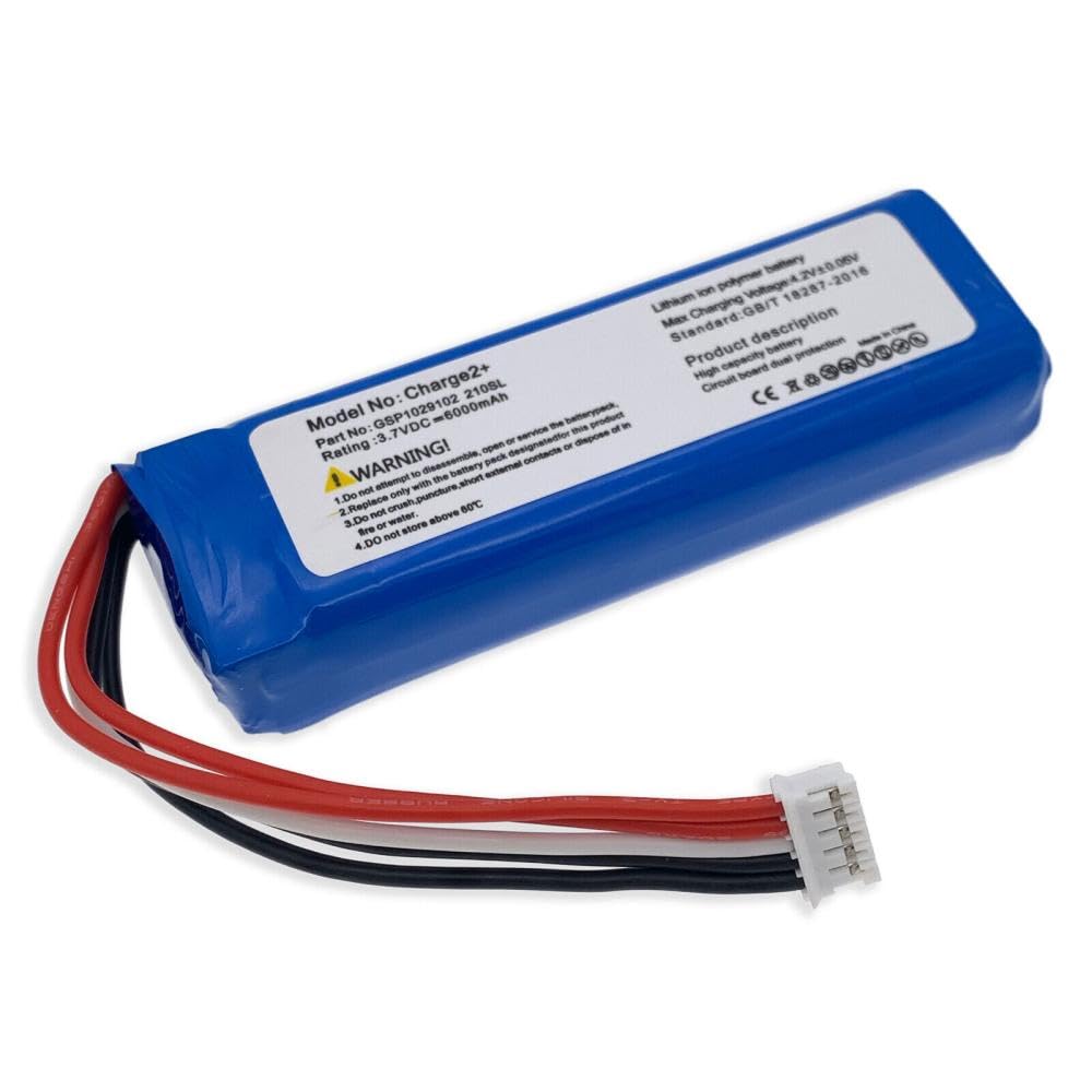 Charge 2/2+ uyumlu 3.7v 6000 mah Soketli Batarya