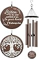 Sympathy Wind Chimes for Loss of Loved One, 40 Inch Memorial Windchimes for Lost Father Mother Friends, Remembrance Bereavement Gift (Copper)