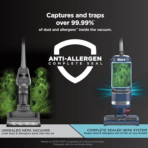 Shark Navigator Lift-Away ADV Upright Vacuum, HEPA Filter, Blue Jean, LA301 - image 6
