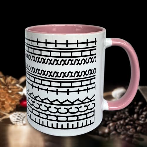 VLEDARLING Taza de cerámica de 350 ml, Taza Cafe Desayuno de cerámica, Tazas de Desayuno