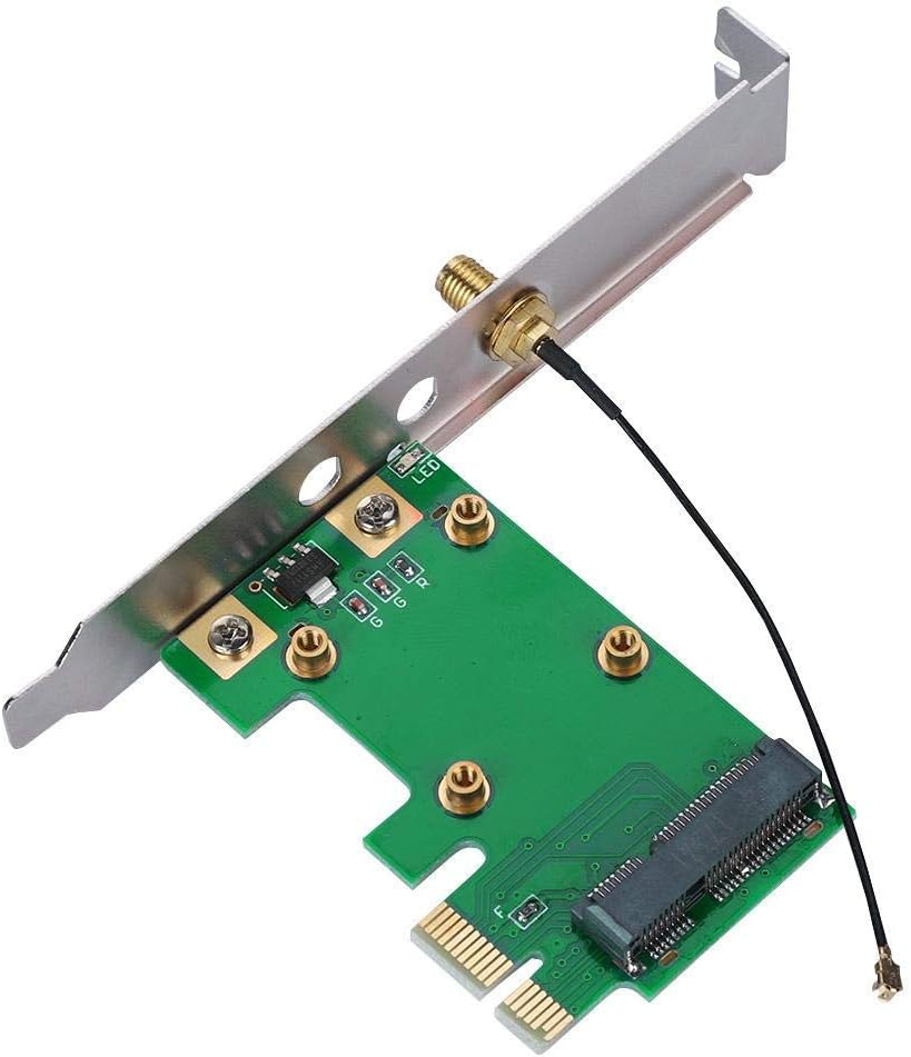 PCIe Network Card Adapter - PCI Express to Mini PCI Express Converter for Laptops