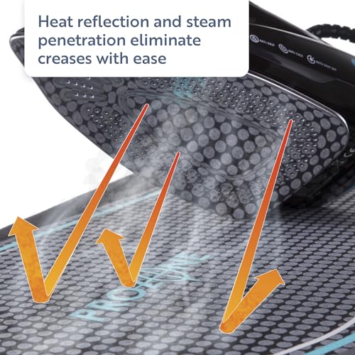 Extra Thick Black Ironing Board Cover, 122 x 38 cm - Image 3