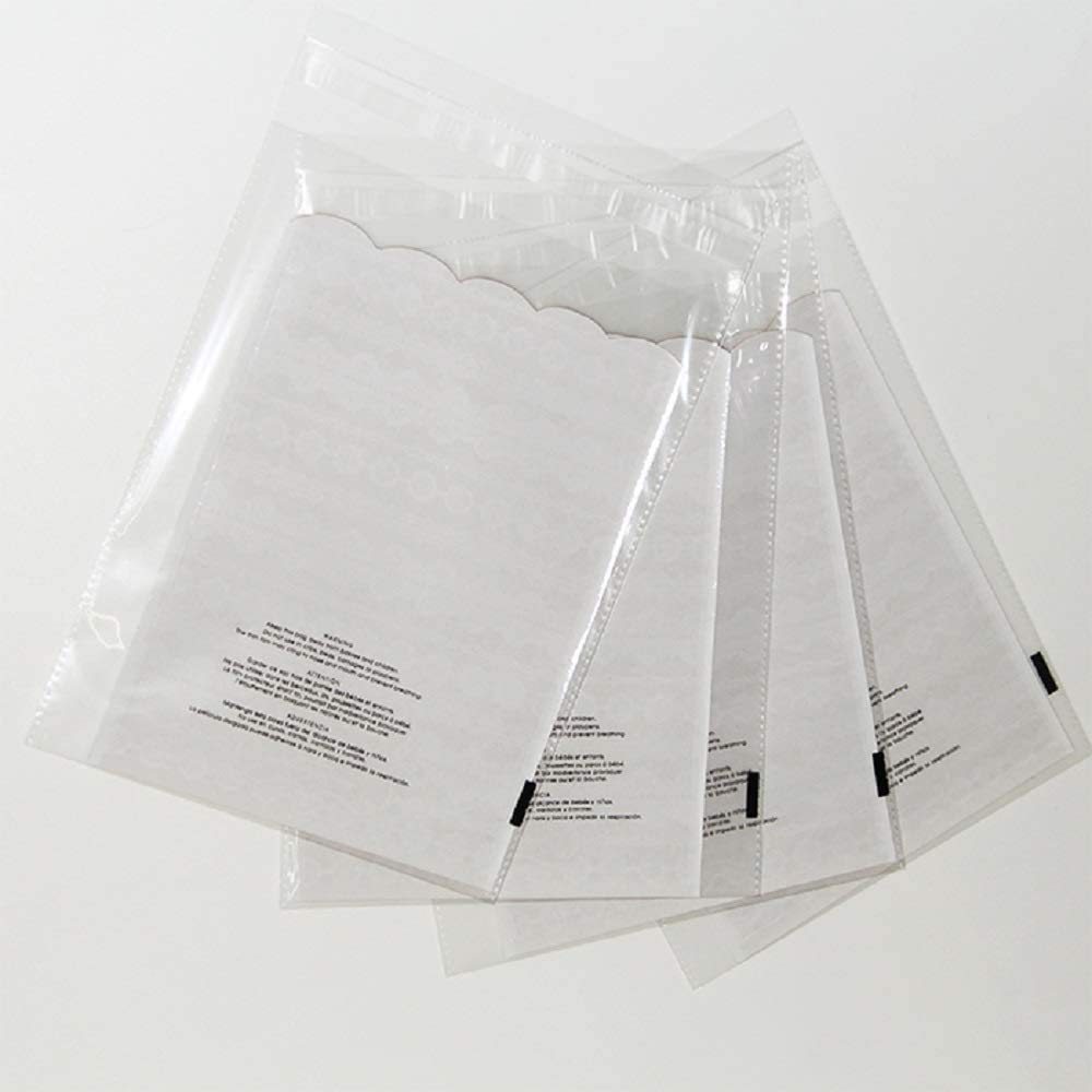 Rantepao 1000 Pcs 10x13 Clear Bags Resealable Suffocation
