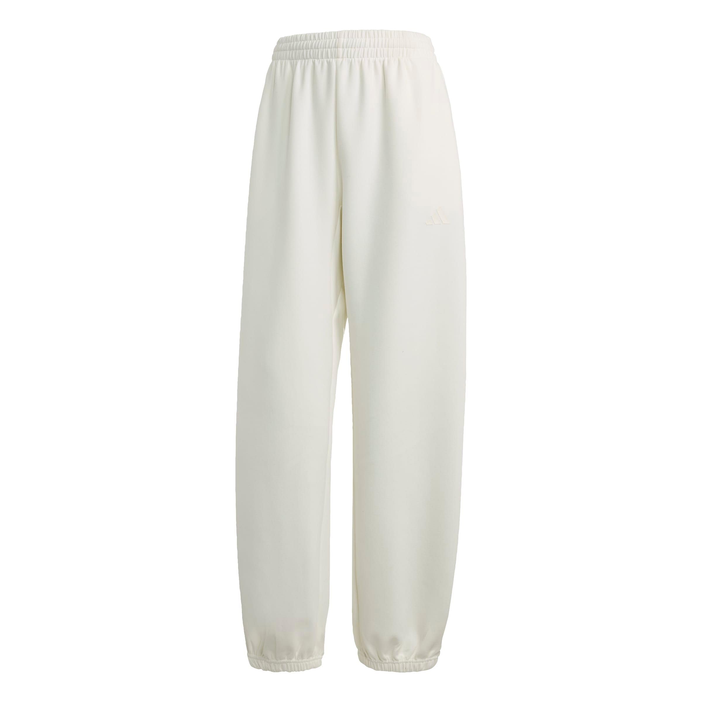 adidas Women's Soft Lux Pants, Off White, XXS Short