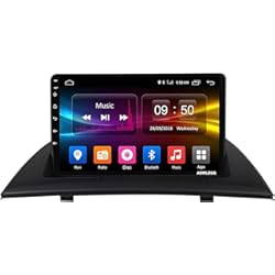 Pantalla Android Bmw X3 E83 ZAKSEM Navegación GPS para BMW X3 E83 2004-2012 Doble DIN Car Stereo 9 "Pantalla táctil Reproductor Multimedia Bluetooth Espejo Llamadas Manos Libres Control Am/FM Receptor Radio SWC DA