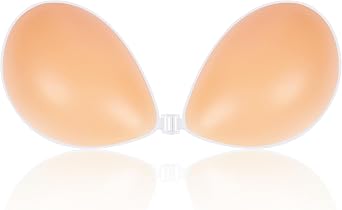 Niidor Sticky Bra Adhesive Strapless Ultra Invisible Push up Silicone Bra Strapless Reusable Womens Bras