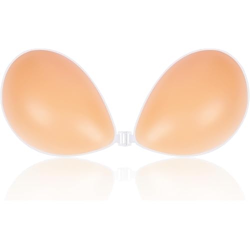 Niidor Sticky Bra Adhesive Strapless Ultra Invisible Push up Silicone Bra Multiple Colors Sizes Women's Exotic Bras