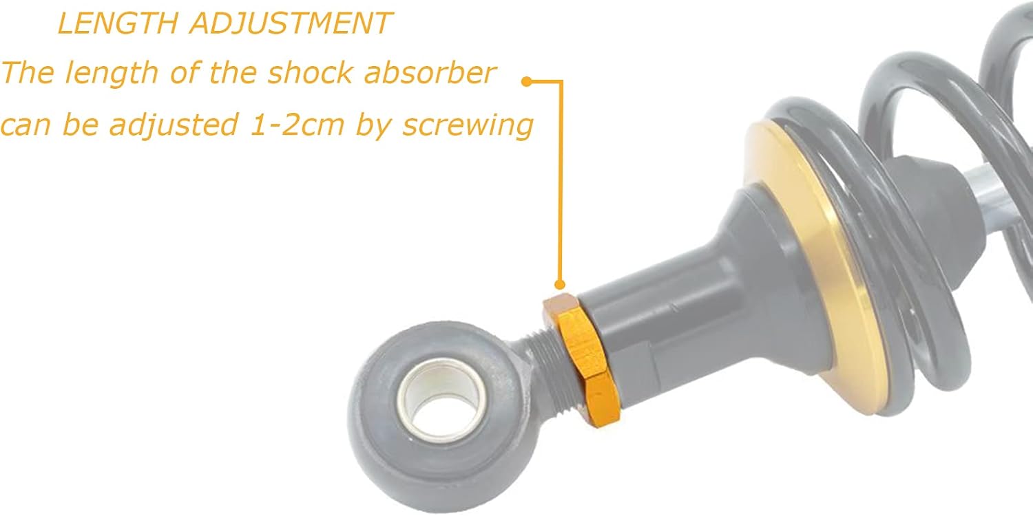 Motorcycle Universal 320mm Rear Air Shocks Absorber for Honda Kawasaki Suzuki Yamaha Go Kart Scooters Sport Street Bike