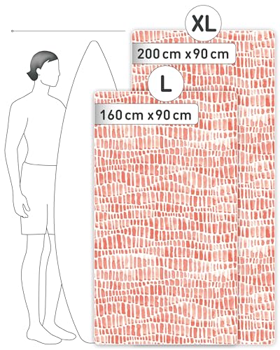 Fit-Flip Strandtuch XXL aus Mikrofaser - leicht und schnelltrocknend - 100% recyceltes Strandhandtuch - kompaktes Handtuch zum Baden - Badetuch (Dunes 200x90cm)
