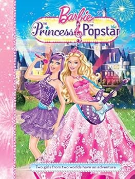 Barbie and the Princess and the Popstar Story Book - Book  of the Barbie and the Princess and the Popstar