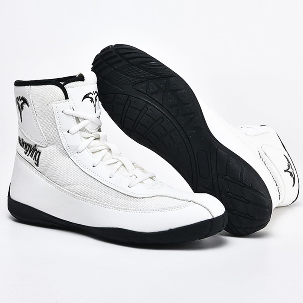 Wrestling Boots Men High Top Boxing Shoes Fighting Fitness Sneaker