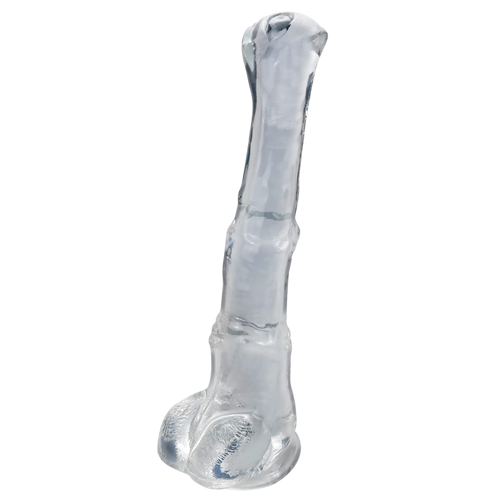Consolador realista Roluck para masturbarse para hombres y mujeres, tapón anal de silicona con protuberancia, consolador anal suave, consolador falso portátil (XL)