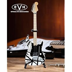 EVH Minature Guitars EVH Black & White Mini Replica Guitar (EVH003) - Les Beatles, Paul McCartney, John Lennon, RIngo Starr, George Harrison