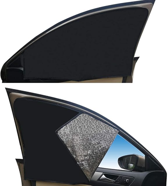 ZATOOTO Car Side Window Shades, Magnetic Car Window Sunshades for Baby UV Protection, Shading, Suitable for Most Vehicles, Easy to attach, 2PCS