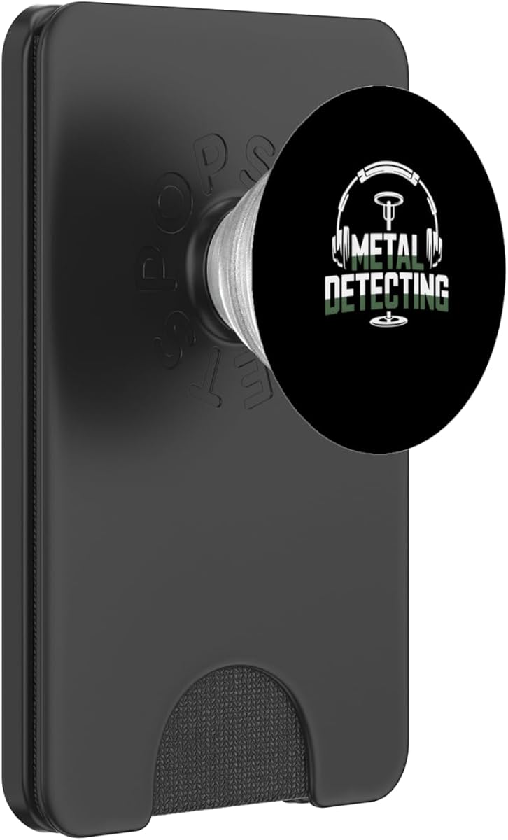 Metal Detecting Headphones Coil Treasure Hunter Relic Finder PopSockets PopWallet for MagSafe