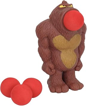 Zing Popper Toy - Launches Foam Balls Up to 20 Feet - Fun Indoor and Outdoor Game for Kids - Includes 4 Foam Balls Big Foot