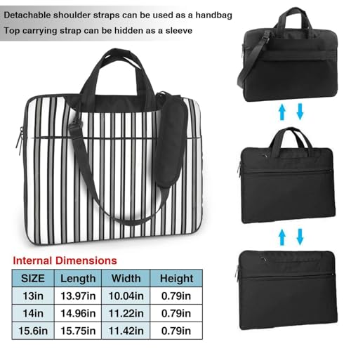 Funda delgada para laptop con correa y bolsa miniatura 4
