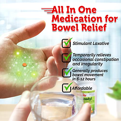Timely By Time Cap Labs - 1000 Count Bisacodyl Tablets 5Mg - Laxatives For Constipation Relief - Compared To The Active Ingredient In Dulcolax #TOP7
