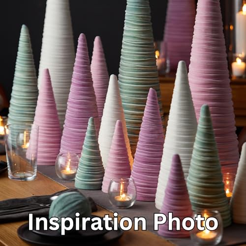 Image of Your Heart's Content Set of 3 Velvet Trees Mulberry, Winter Wedding Centerpiece, Valentine Tree Tabletop, Handcrafted Holiday Entryway, Cozy Winter Home, Artisan Gift for (Mulberry)