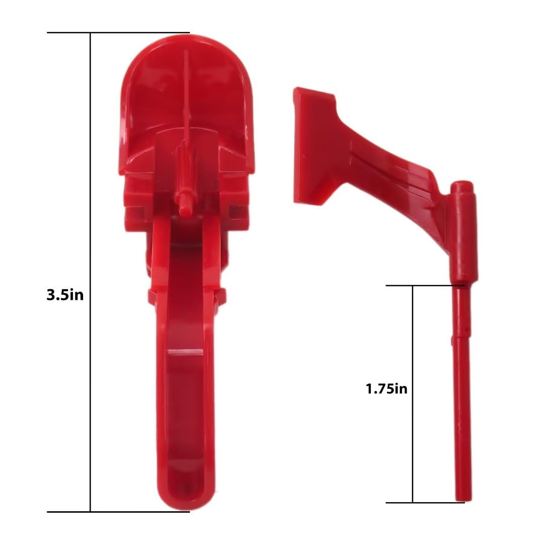 Vacuum Cyclone Red Canister Button Release Catch Clips For Dyson DC41, DC43 DC65 - Red