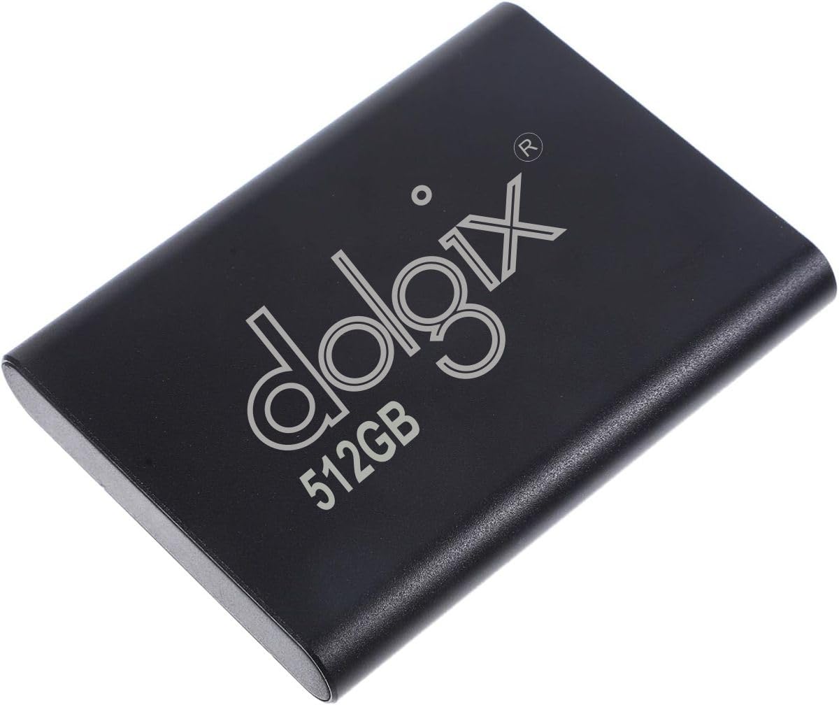 Dolgix 512GB Gen2 Mini Portable External SSD Ultra High Speed, USB-Type-C 3.2 & for Windows, MAC, Smart Phone, 3 Years Warranty, Made in India (B0CP2J8QDB) Amazon Price History, Amazon Price Tracker
