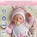 BABESIDE Silicone Baby Doll - 20-Inch Lifelike Reborn Baby Dolls Sweet Smile Realistic-Newborn Real Life Sleeping Girl with Toy Accessories Gift Set for Kids